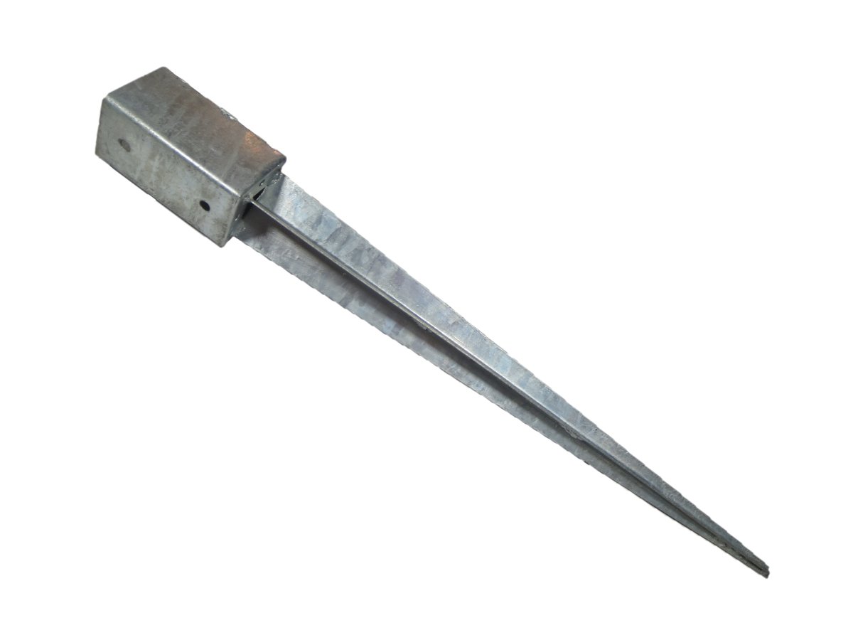 Einschlagbodenhülse feuerverzinkt 141 x 141 x 900 mm Stück 1 