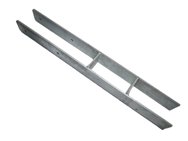 H-Anker EXTRA STABIL Pfostentr&auml;ger feuerverzinkt 161x800x80x8 mm